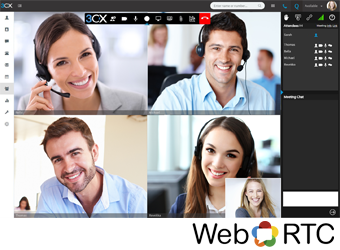 3CX webconference webmeeting webrtc